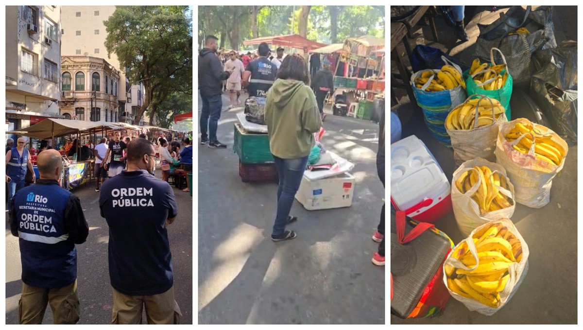 Feira da Glória tem barracas de comida proibidas neste domingo; feirantes reclamam de prejuízo