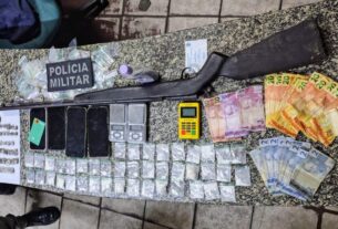 Homem é preso por tráfico de drogas no município de Baraúna