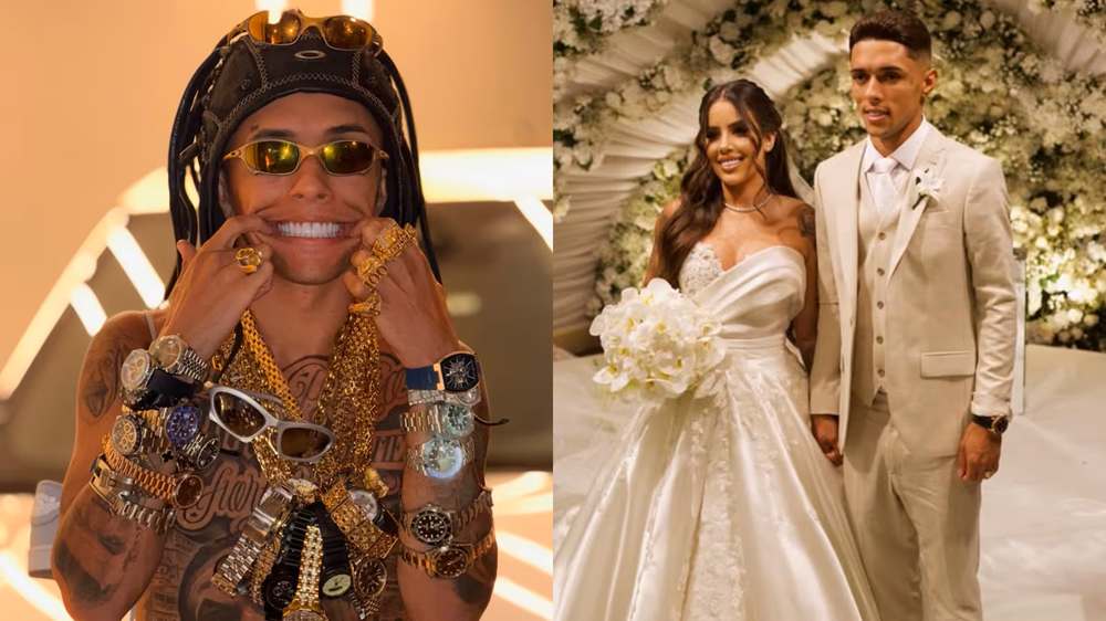 Influenciador ‘pega’ itens de luxo durante ‘passagem de gravata’ em casamento e revolta convidados