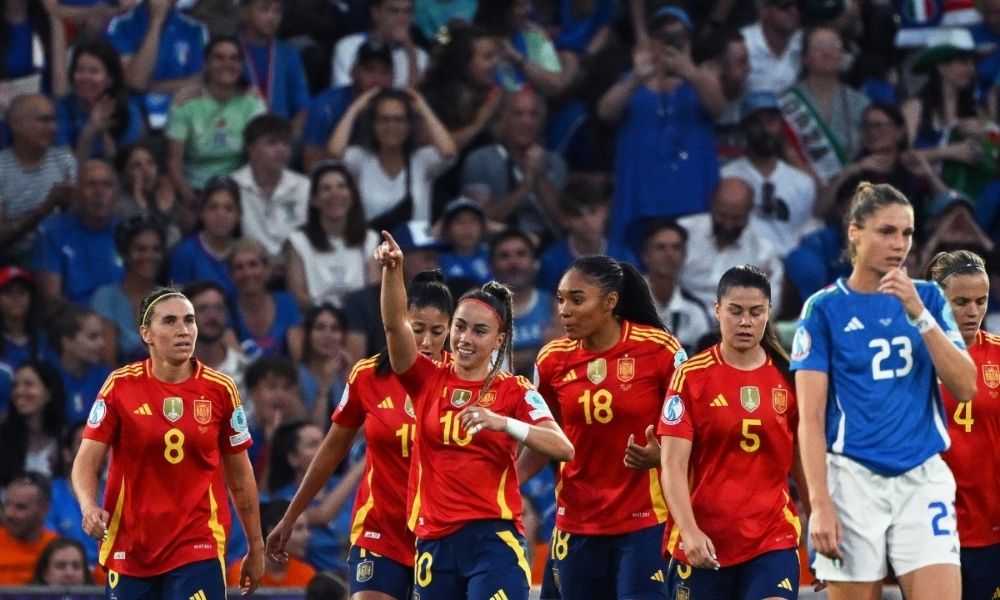 Itália perde de 3 a 1 para Espanha, mas garante vaga nas quartas da Euro Feminina