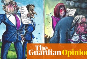 Martin Rowson no acordo de migração de Keir Starmer com a França - desenho animado