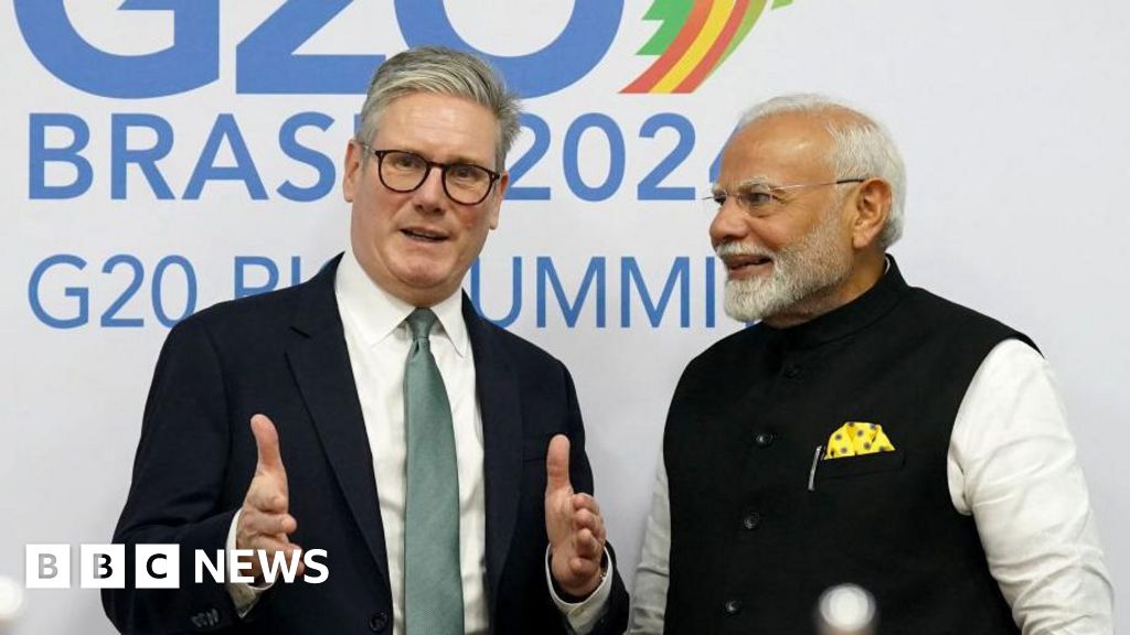 Modi e Starmer para assinar o Acordo 'Landmark'