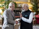 Modi encontra rei após o acordo assinado