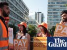 NHS Chiefs e BMA em linha sobre a segurança do paciente durante a greve dos médicos | NHS