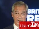 O Labor diz que o plano de Farage de revogar a Lei de Segurança Online mostra que ele está do lado de 'pornógrafos extremos' sobre crianças - a política do Reino Unido ao vivo | Política