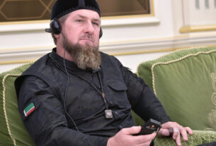 O líder checheno Kadyrov hospitalizado após o incidente da praia