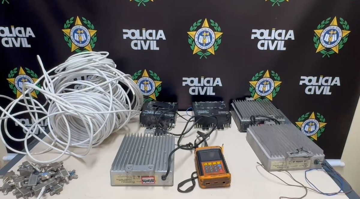 Polícia Civil desmantela 'gatonet' ligado ao Comando Vermelho em Cordovil