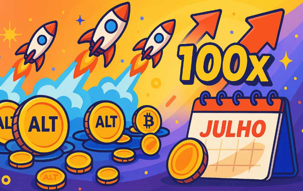 Potencial de 100x? Veja quais criptos baratas podem explodir em julho