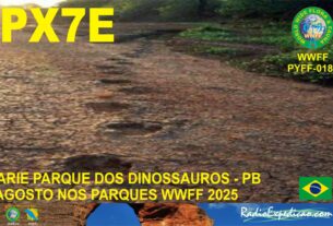 Radioamadores ativam Parque Vale dos Dinossauros com apoio da LABRE-PB