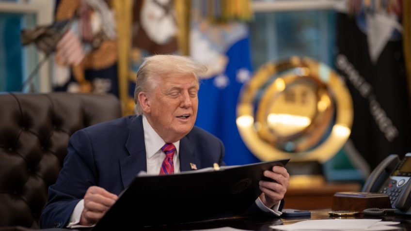 Donald Trump na Casa Branca