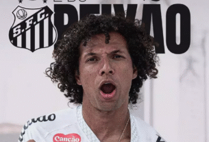 Santos reforça o meio-campo e oficializa a contratação do volante Willian Arão
