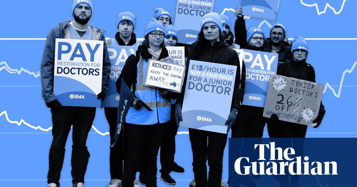 Transmitindo os dados: os médicos residentes na Inglaterra estão mal pagos? | Médicos