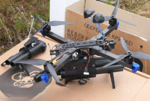 Ucrânia equipa o novo drone interceptador com espingarda de 6 barris