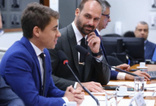 ‘É triste ver a que ponto o Nikolas chegou’, diz Eduardo Bolsonaro