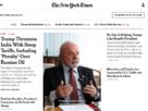 ‘Ninguém está desafiando Trump como o presidente do Brasil’, diz The New York Times
