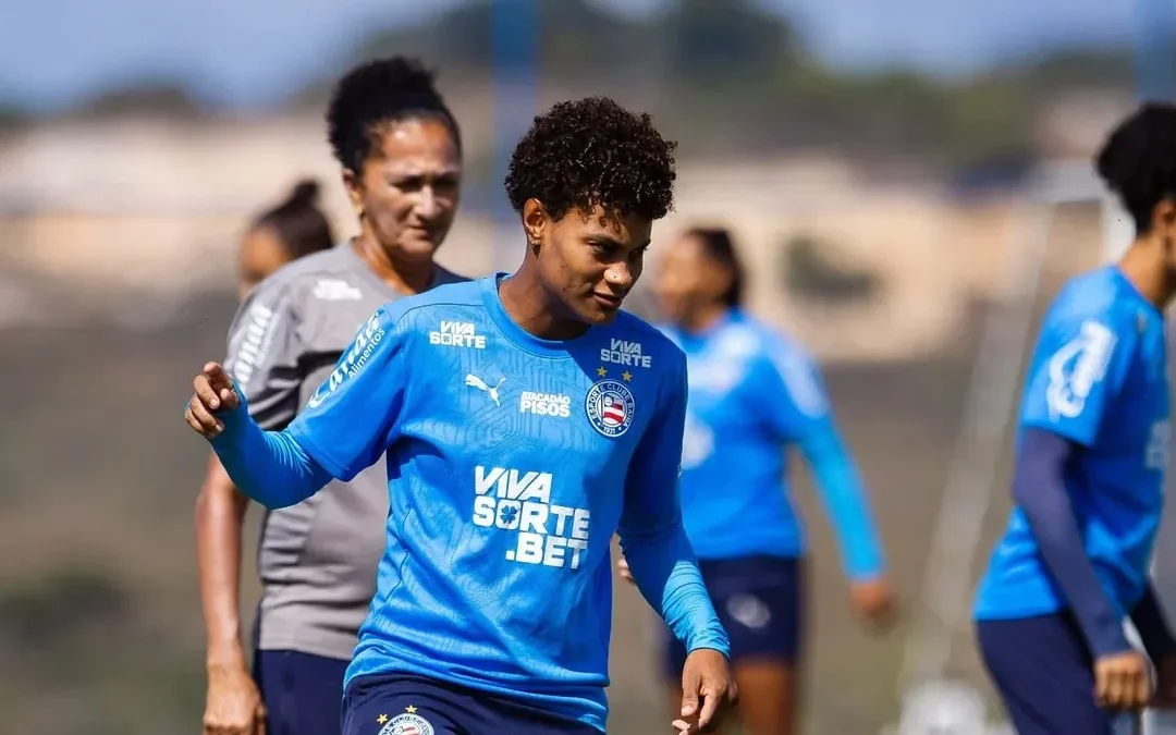 Treino do time feminino do Bahia