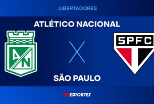 Atlético Nacional (COL) x São Paulo: confira a transmissão da Jovem Pan ao vivo