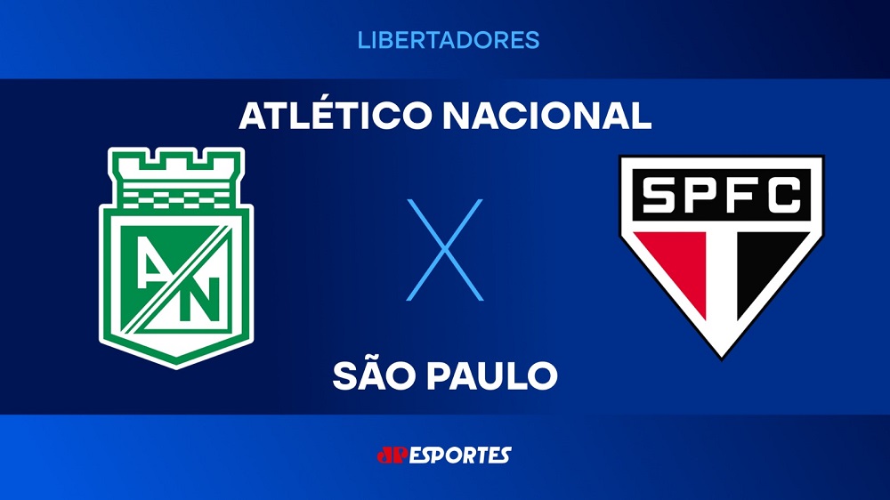 Atlético Nacional (COL) x São Paulo: confira a transmissão da Jovem Pan ao vivo