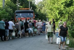 Crise da água na Ucrânia ocupada - raiva em torneiras vazias aprofunda