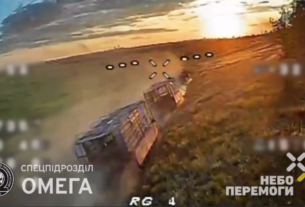 Drones de FPV ucranianos garantem 'recepção infernal' para coluna blindada russa