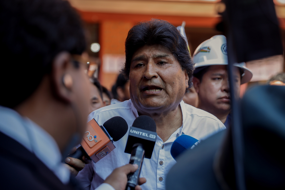Evo Morales afirma que não apoia nenhum candidato presidencial nas eleições da Bolívia