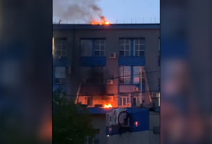 Fábrica Militar Russa sobe em chamas após o Drone Strike