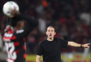 Filipe Luís culpa ‘erros individuais’ por queda do Flamengo no segundo tempo contra o Internacional