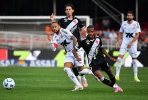 Neymar só testemunha goleada histórica do Vasco sobre o Santos no Morumbi