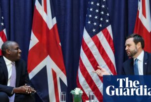 Orações e lágrimas compartilhadas: como Lammy cortejou JD Vance e a Casa Branca | David Lammy
