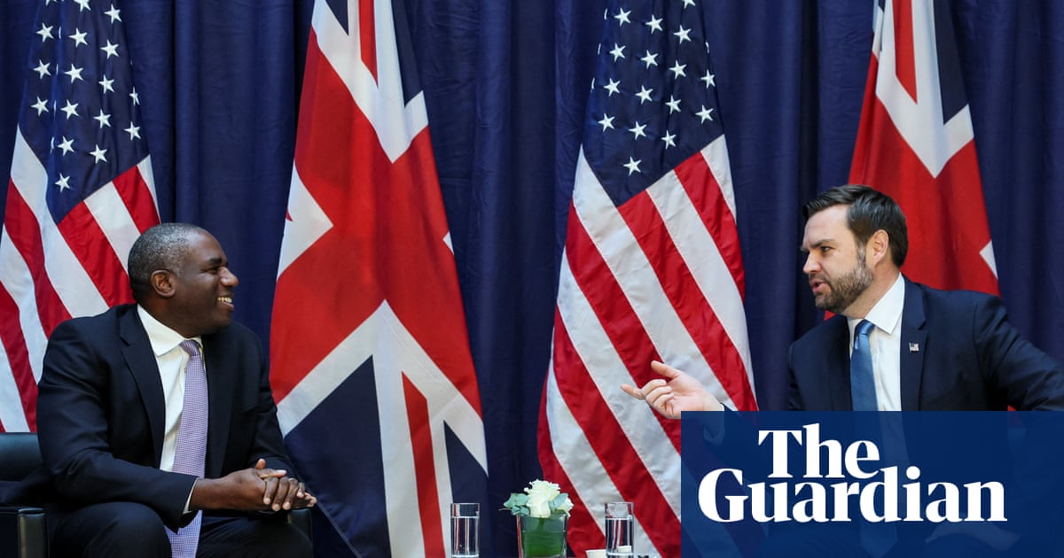 Orações e lágrimas compartilhadas: como Lammy cortejou JD Vance e a Casa Branca | David Lammy