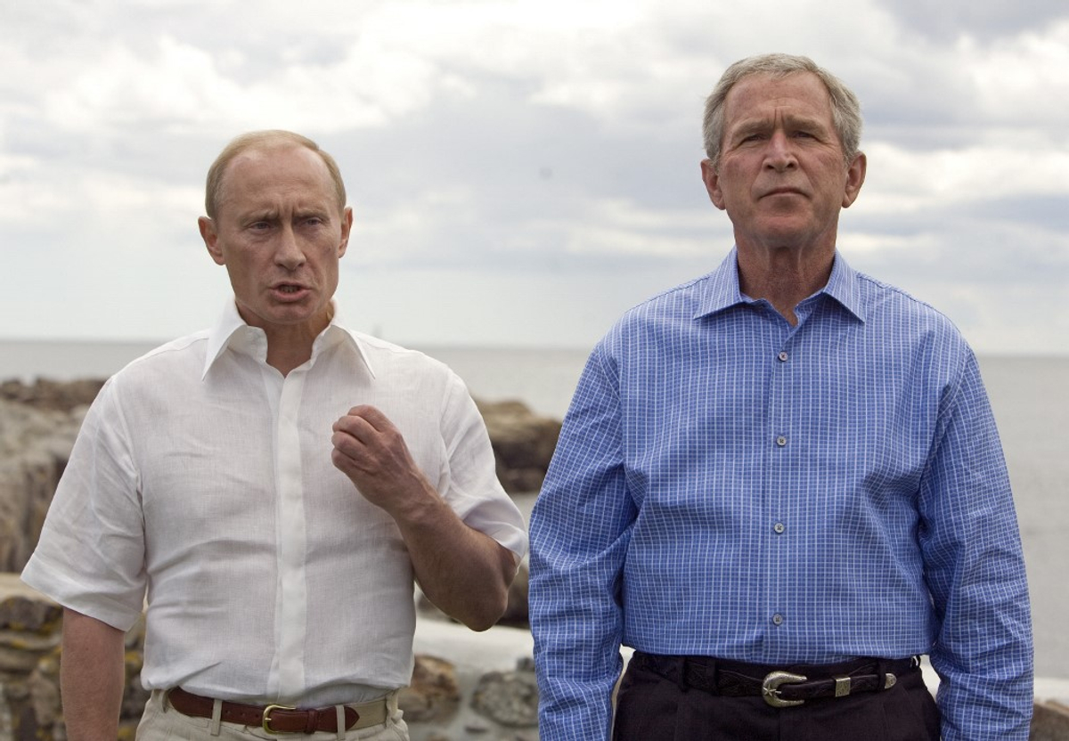 Visitas dos EUA de Putin ao longo do tempo